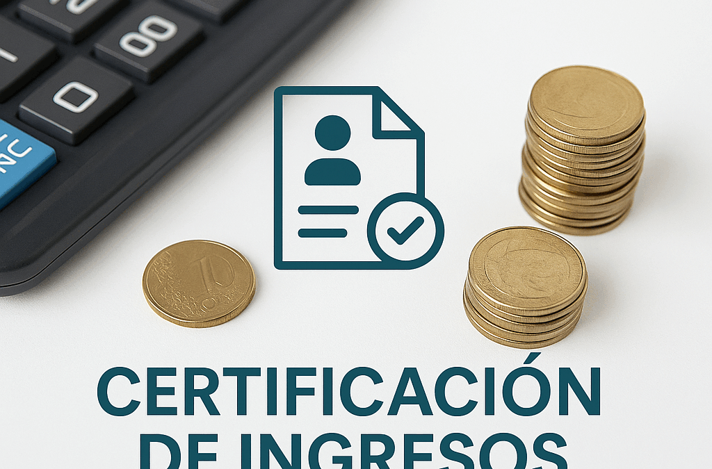 Certificación de Ingresos Personales en Córdoba